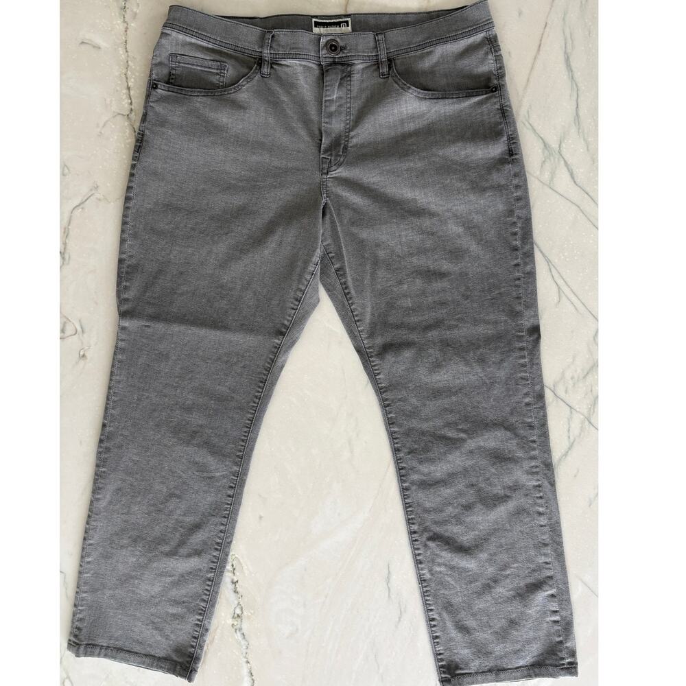 Travis Mathew Gray Jeans Mens Size 35 Regular: Comfort & Flexibility